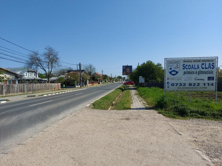 Teren 1.570mp la strada principală, dublă deschidere, Ciofliceni - Snagov! - 2
