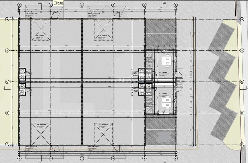 hala industriala, de vanzare, 522 mp, zona exterior sud - 1