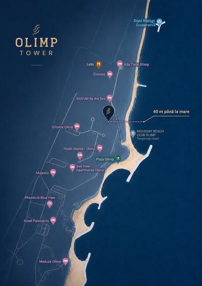 OLIMP TOWER | PRIME COLLECTION | ETAJ 6 | 2 CAMERE | 153.000 € + TVA INVESTIȚII