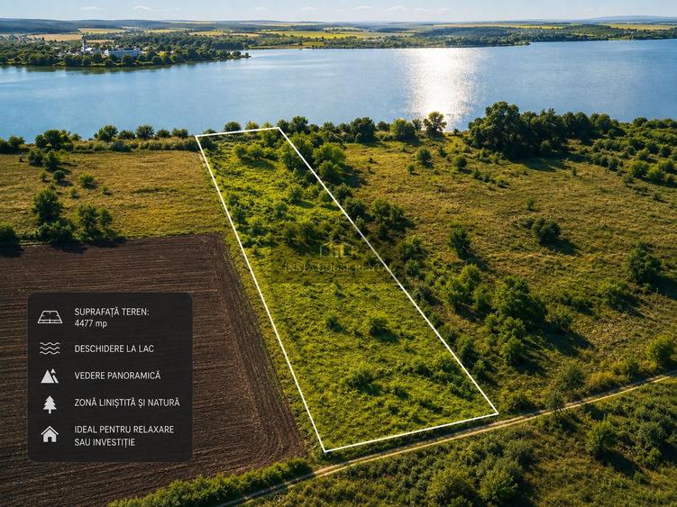 Oportunitate | Teren pe malul Lacului Căldărușani | 4.477 mp | Gruiu