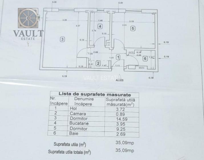 Apartament 2 camere -Piata Victoriei/Titulescu - 1