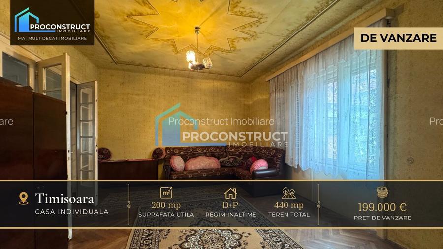 Casa cu potential investitional | Zona Iosefin 200 mp utili 199.000 E