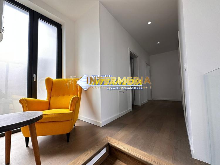 Inchiriere Casa NOUA P+1 3 camere 2 Bai Ultracentral Mobilata Utilata modern