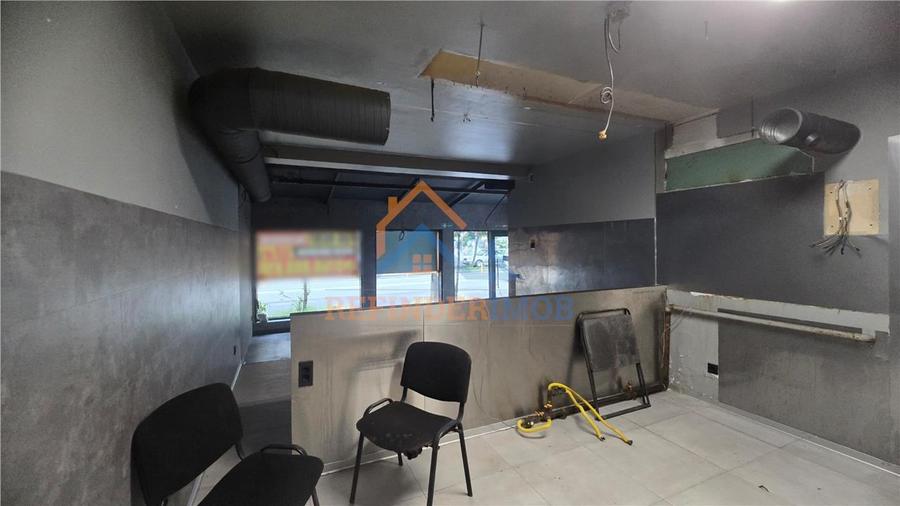 Spatiu comercial cu vad, Uverturii - stradal, pretabil restaurant