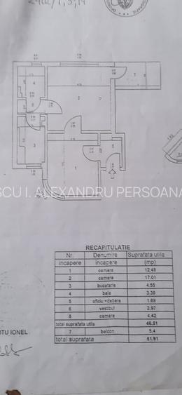 Apartament 2 camere Unirii-Mitropolie 52 mp - 1
