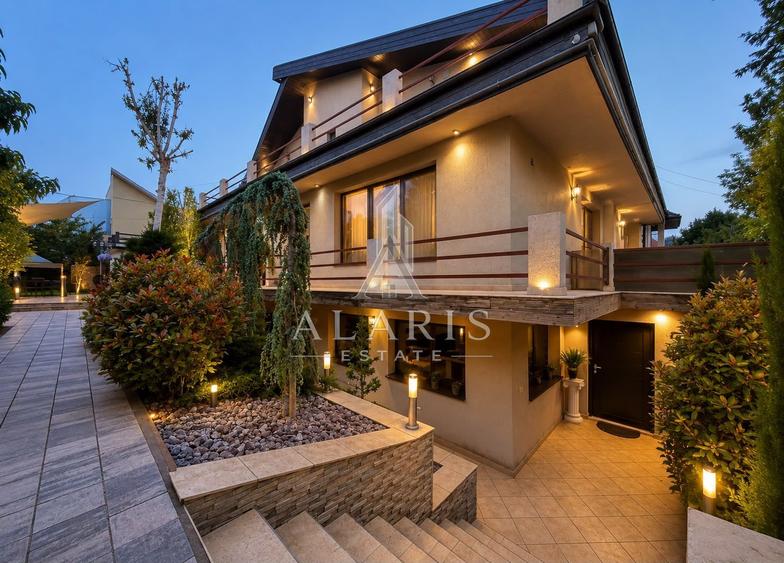 Casa de lux cu 5 camere, 5 bai, in zona Lipovei