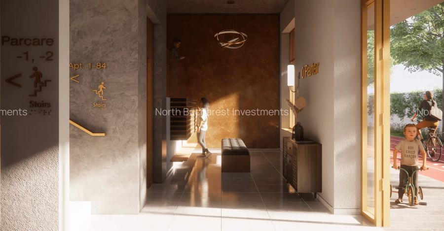 Apartament 2 camere | Lobby de 4 m, lifturi și facilități moderne