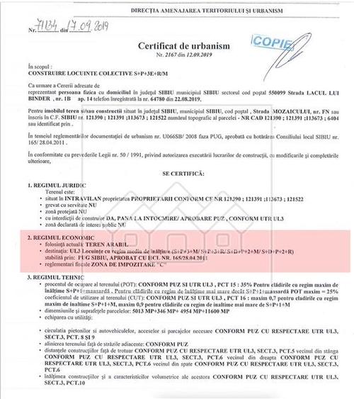 Teren intravilan 21.9210 mp - zona Lacul lui Binder