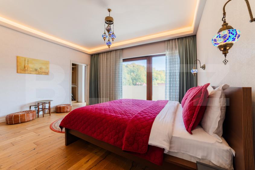 Vila de lux de inchiriat, 240 mp, 800 mp teren, zona Noua