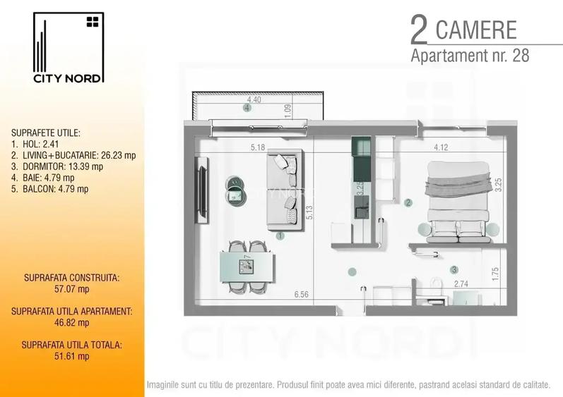 Loc parcare inclus! Bloc caramida ultra luxos finalizat - 6
