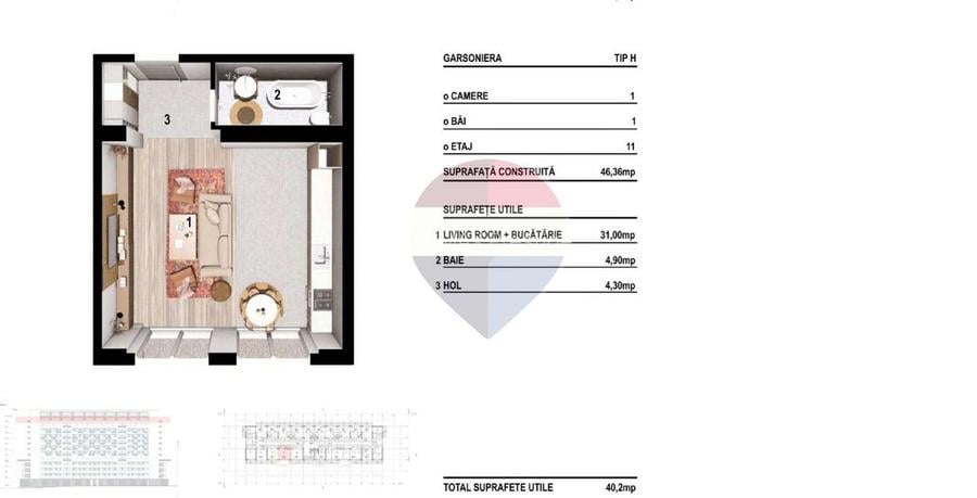APARTAMENTE DE VANZARE – SPLAIUL UNIRII 550 | NEW WORLD RESIDENCE - 25