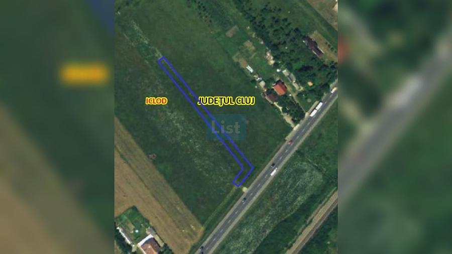 Teren intravilan 7800mp in Livada Iclod, utilitati, 63 euro/mp