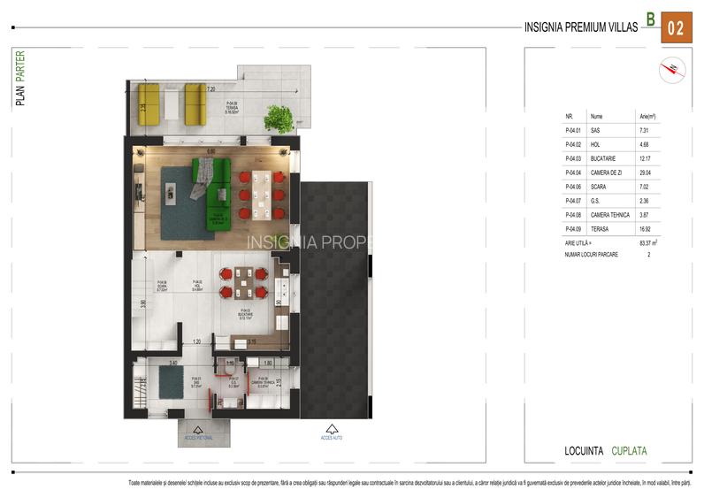 Vila de tip duplex I P+2 E I 6 camere I Pompe de caldura-Panouri fotovoltaice - 1
