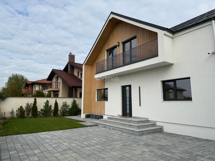 Vilă contemporană , finalizată în 2024, situată pe o stradă privată. - 4