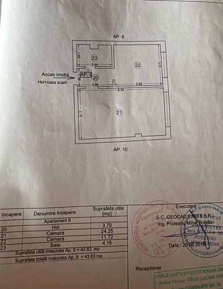Mamaia Nord - apartament cu 2 camere mobilat si utilat - pe partea cu marea
