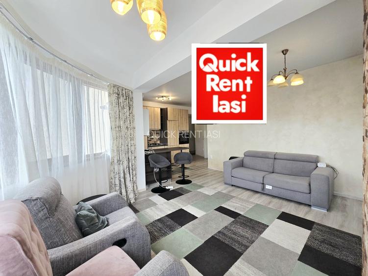 Palas Mall Bloc Nou Modern Apartament 2Camere Open Space De Inchiriat - 3