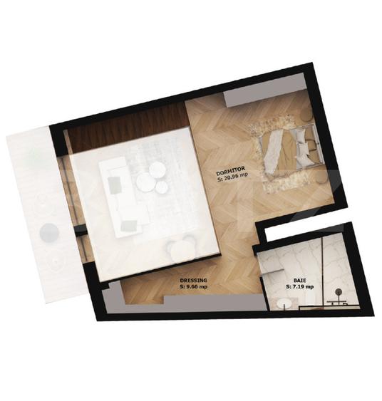 Apartament 2 camere modern | 2 bai | EAS Residence