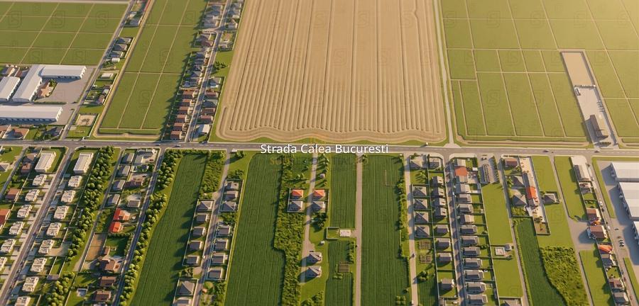 Teren vanzare, Berceni – Intrare Vidra, stradal Calea Bucuresti