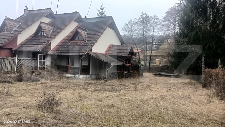 Oază de liniște în Sovata – Cabană cu piscină, teren generos și pârâu în grădin