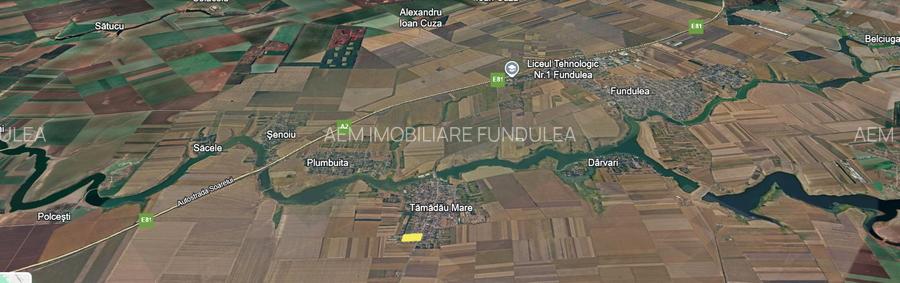 Teren intravilan 5.000 mp | Tămădău Mare | DN3 | Parcelabil - 5