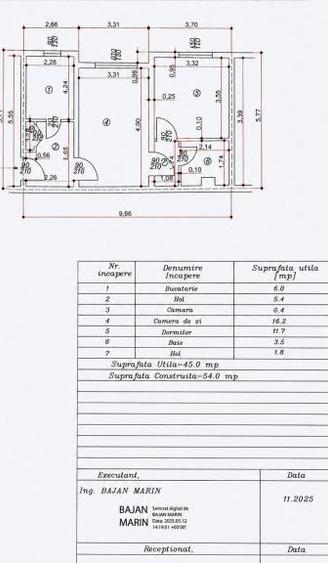 Apartament 2 camere, semidecomandat, parter, Nord, Ploiesti