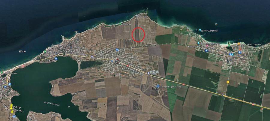 Vanzari terenuri in Tuzla zona malul Mari Negre