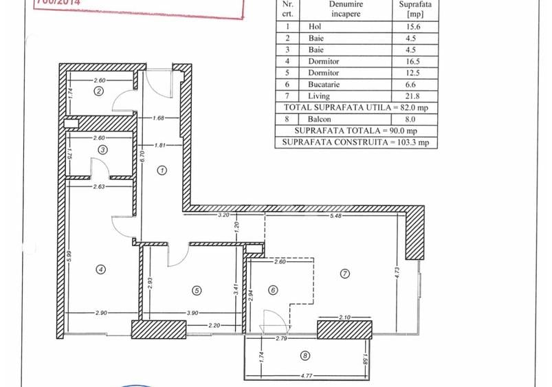 Apartament de vanzare 3 camere mobilat integral- One Verdi Park