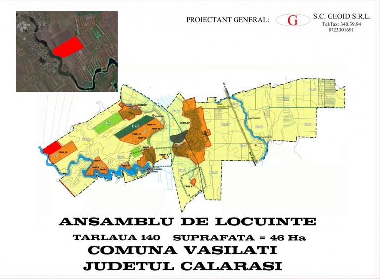 Teren de Vanzare in Zona Frumusani-Vasilati.
