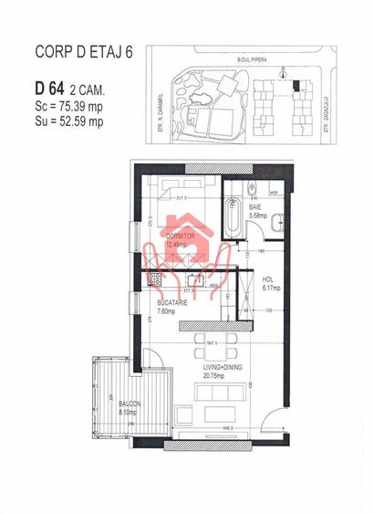 ONE Herastrau Plaza-2 camere modern mobilate, parcare in garaj!