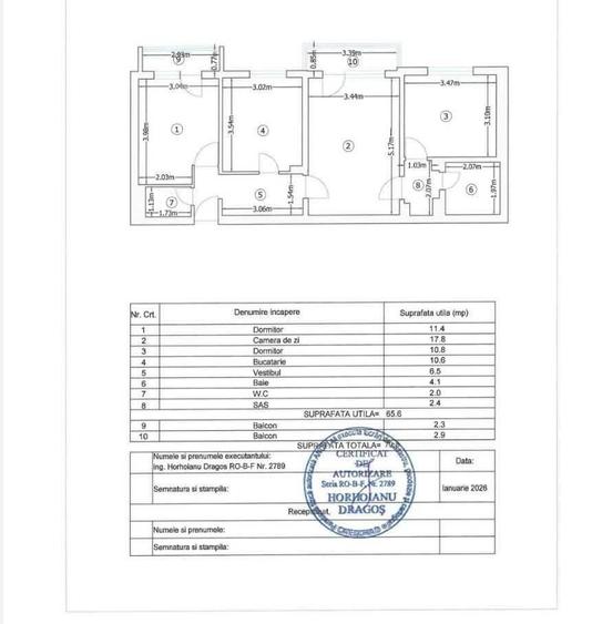Drumul Gazarului -Brancoveanu -3 camere