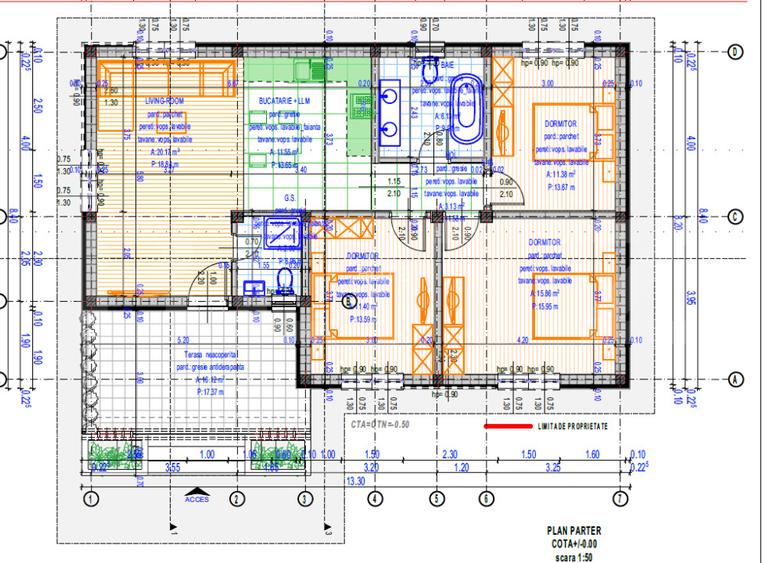 Casa parter, 85 mp utili, 402 mp teren, zona Isalnita - 11