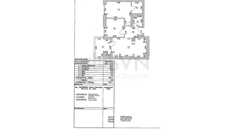 REA1026433 3 camere lux cu parcare si boxa incluse Cortina North
