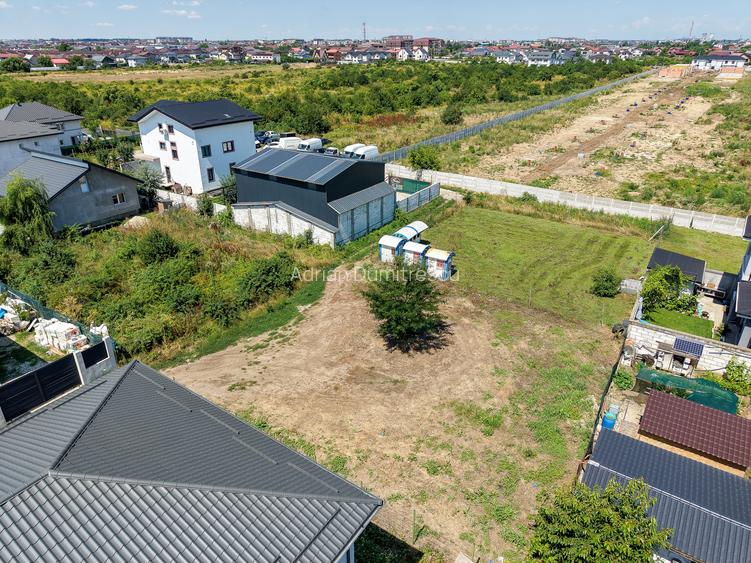 Curte 530mp între case, semistradal, Bragadiru, str Dunarii - 14