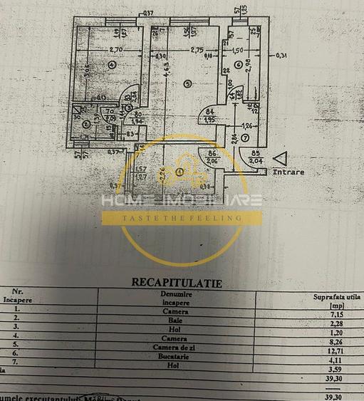 Apartament cu 3 camere / 40 mp/ in zona Podu Ros