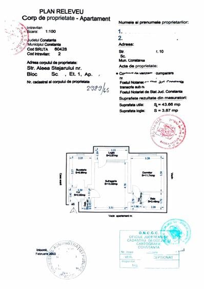 Tomis II – 2 camere, etaj 1/4, zonă centrală cu spații verzi, renovat | tur360