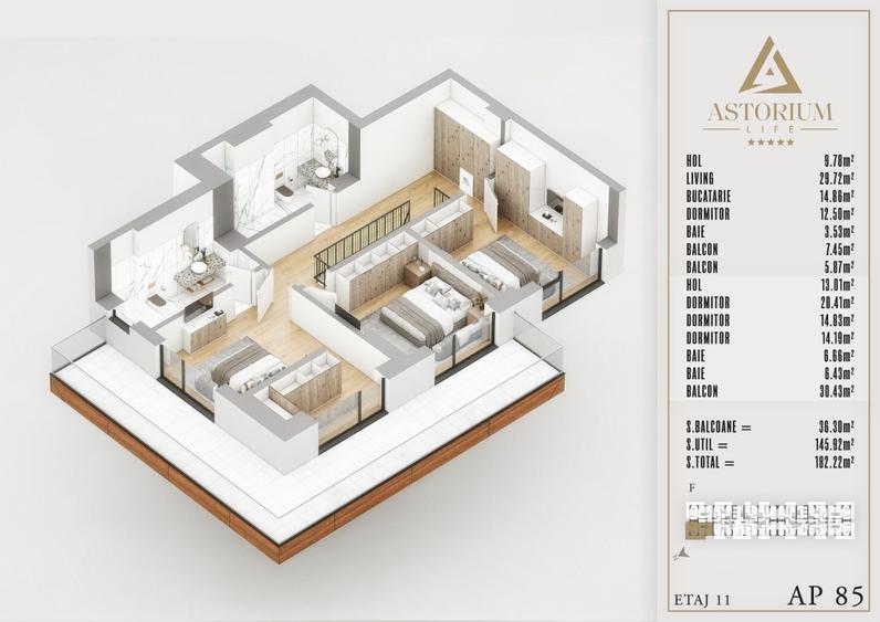 Apartament 5 Camere Duplex cu Finisaje de Lux | Rezidențial | Comision 0%