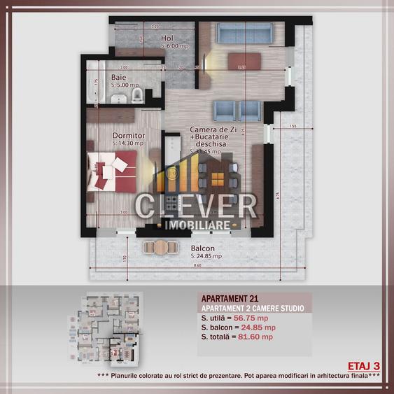 Apartament 2 camere cu terasa, Comision 0%,  Pallady, metrou Teclu