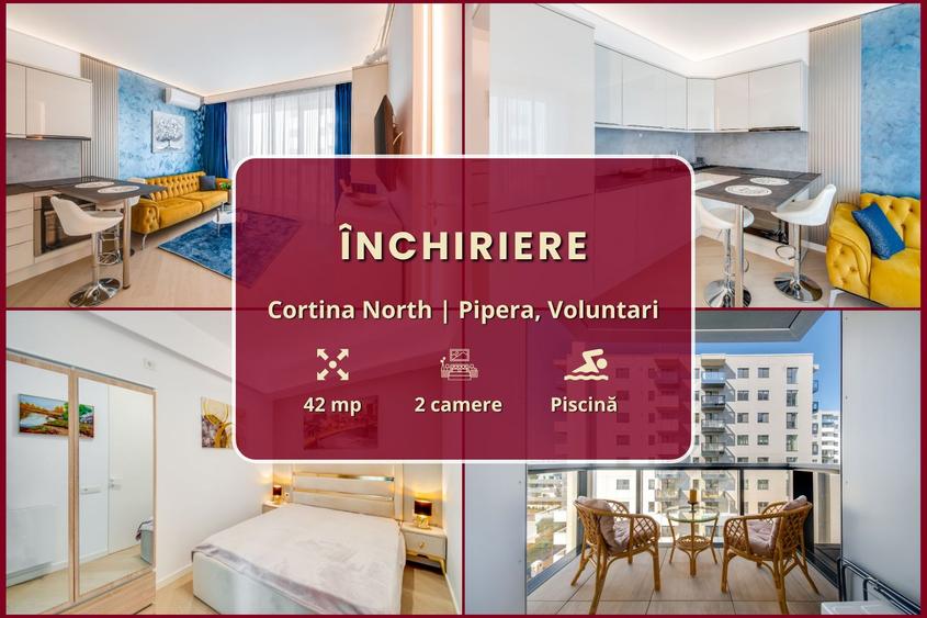 Cortina North || Studio dublu || Dormitor separat || Comision 0%