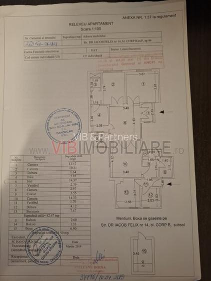 Apartament de vânzare 3 camere Dr. Iacob Felix - Piața Victoriei - 15