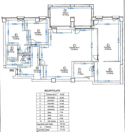 Inchiriere 4 camere Iancu Nicolae | Pipera | Triana | 2 parcari - 22