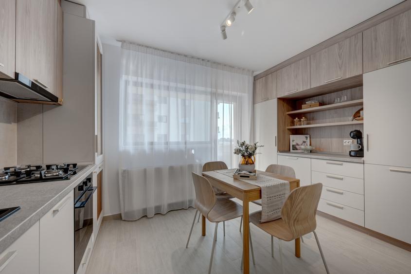Studio dublu complet mobilat NOU | orientare SUD | HILS Republica