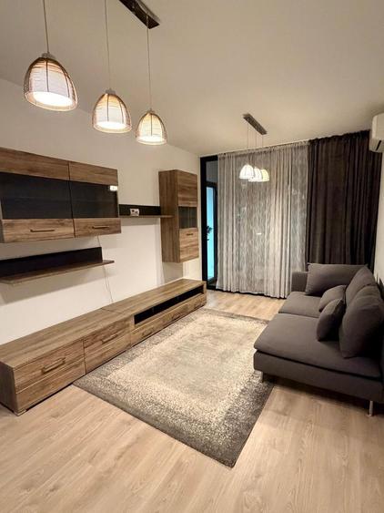 Apartament 2 camere, etaj 2/10, complet mobilat si utilat: aer conditionat,