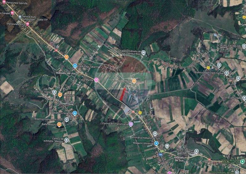 Teren 4,367mp Hidiselu de Sus / DN 76