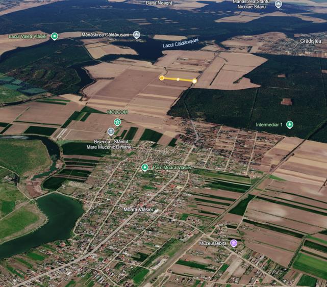 De vanzare | Teren 6.648 MP | Gruiu | Moara Vlasiei