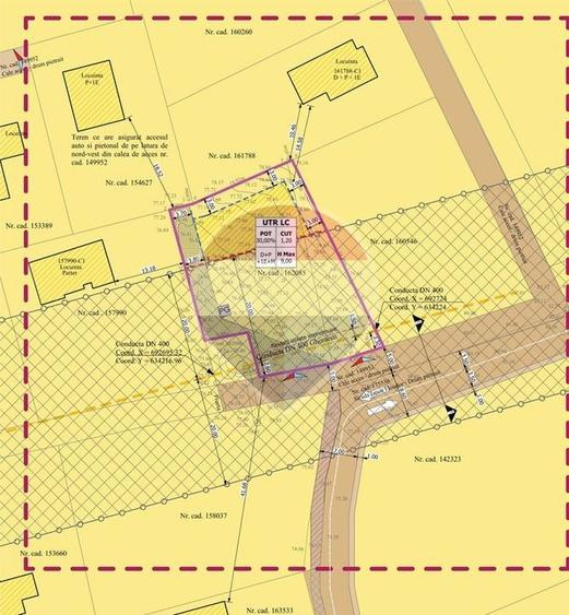 Teren 925 mp · Intravilan · PUZ Aprobat · Zona Cimitirul Evreiesc