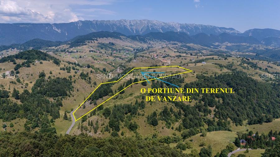 Teren cu panorama unica si incredibila in Sirnea - 2