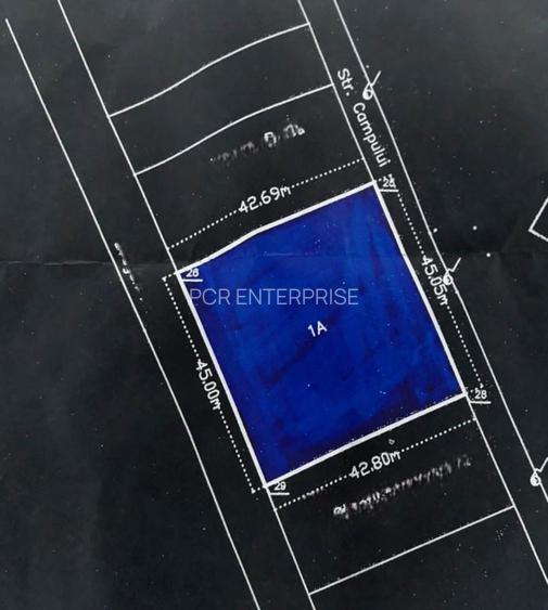 Teren intravilan 1.924 mp Brănești, Str. Câmpului - 1