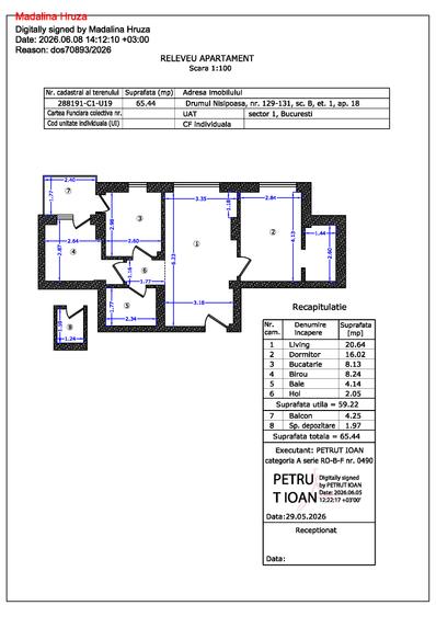 Apartament 3 cam - Antracit X Coandă - Boxa Bonus