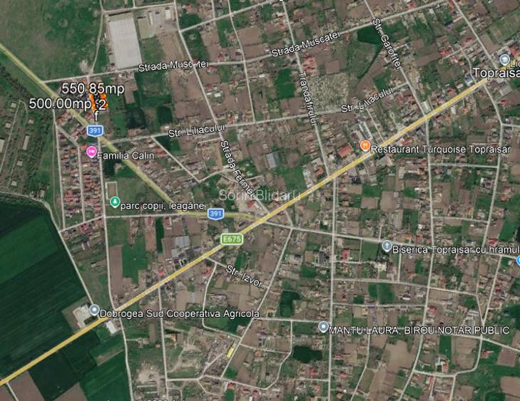 Teren Topraisar de vanzare loturi 500-600 - 3