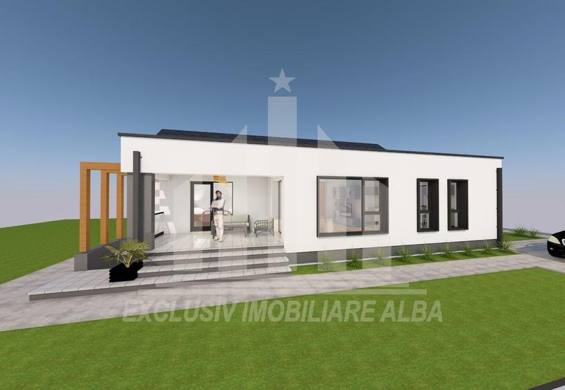 Casa individuala | 120 mp | 370 mp teren | Alba-Micesti